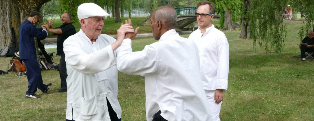 Yves Blanc démonstration de tuishou