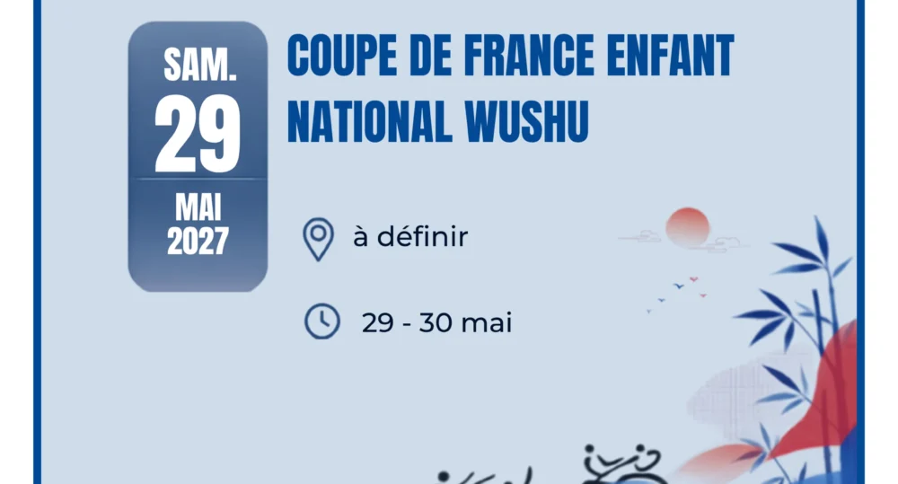 Coupe de France enfant national Wushu