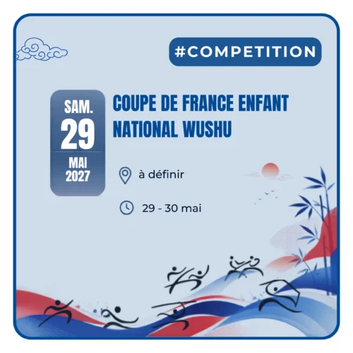 Coupe de France enfant national Wushu