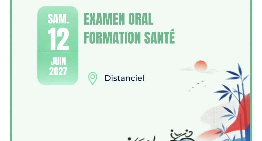 Examen Oral Formation Santé